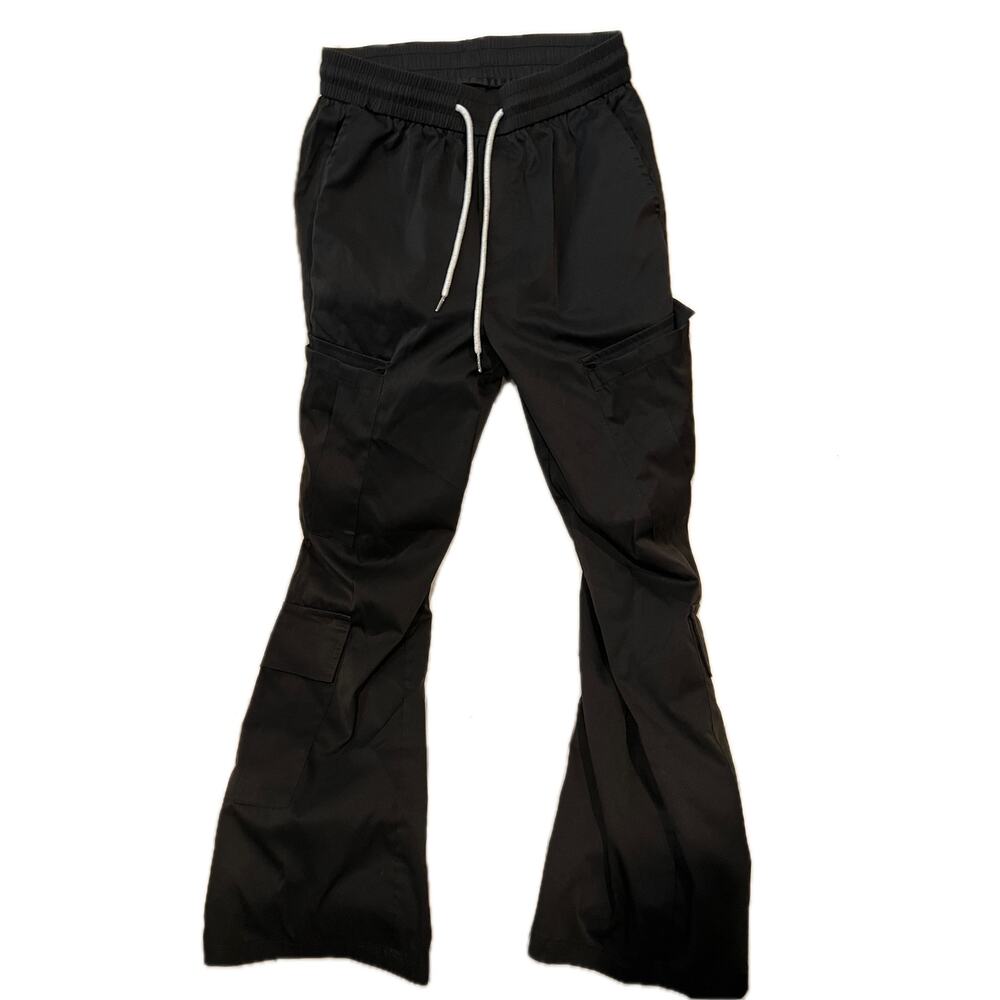 Manfinity Black Cargo Joggers Track Pants Mens S